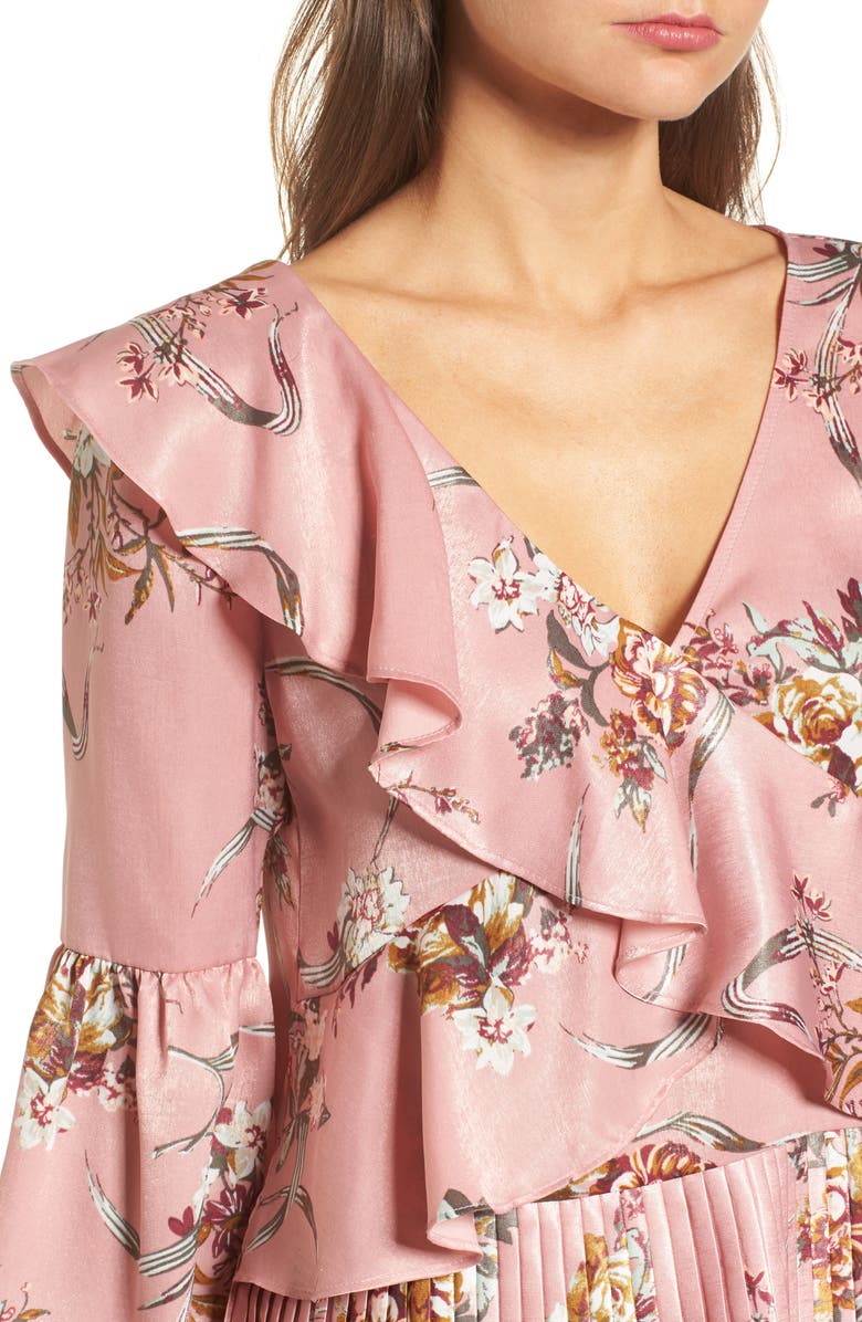 Leith Asymmetrical Ruffle Top, Alternate, color, 