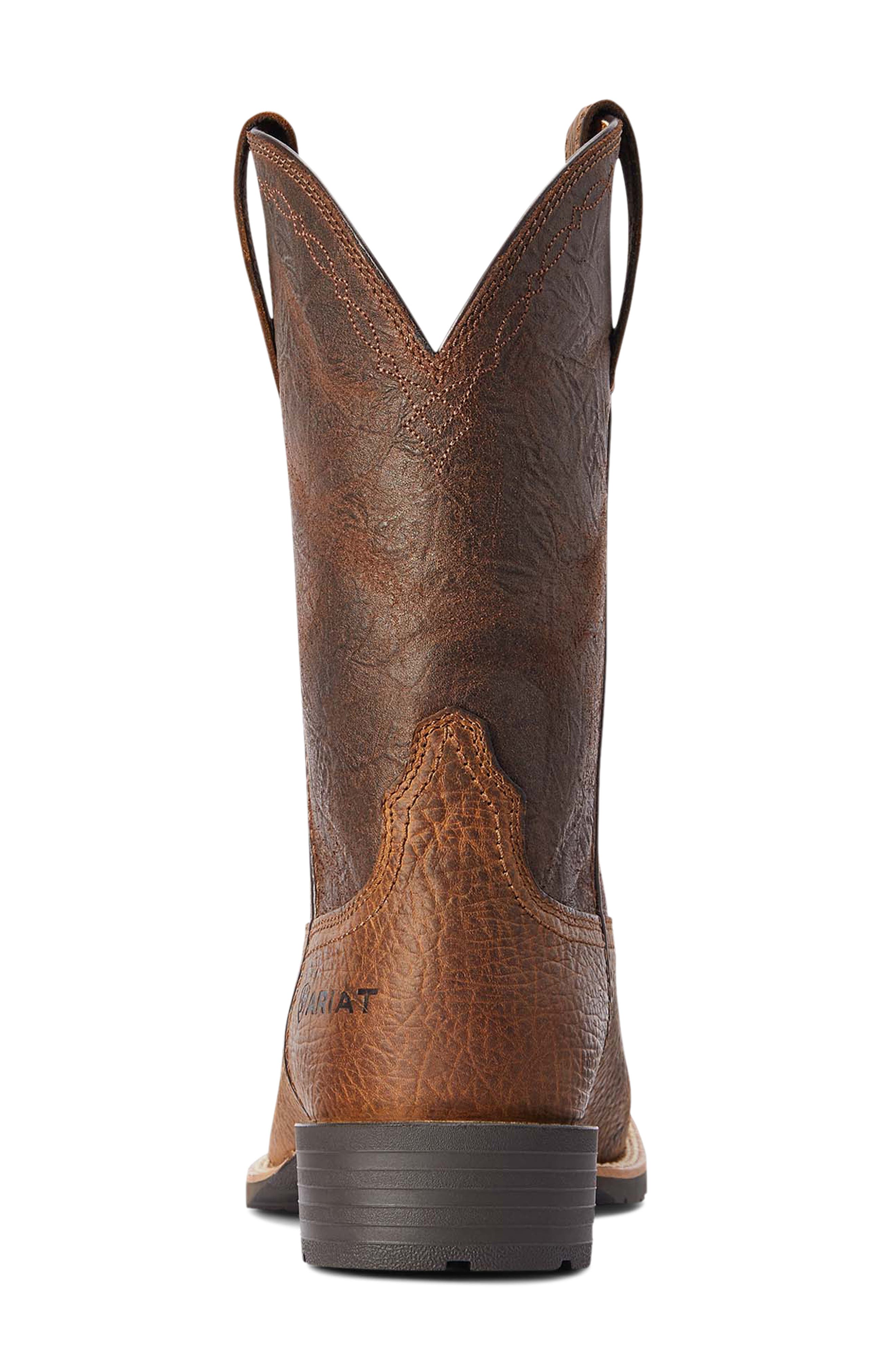 Ariat Hybrid Grit Western Boot, Alternate, color, Earth
