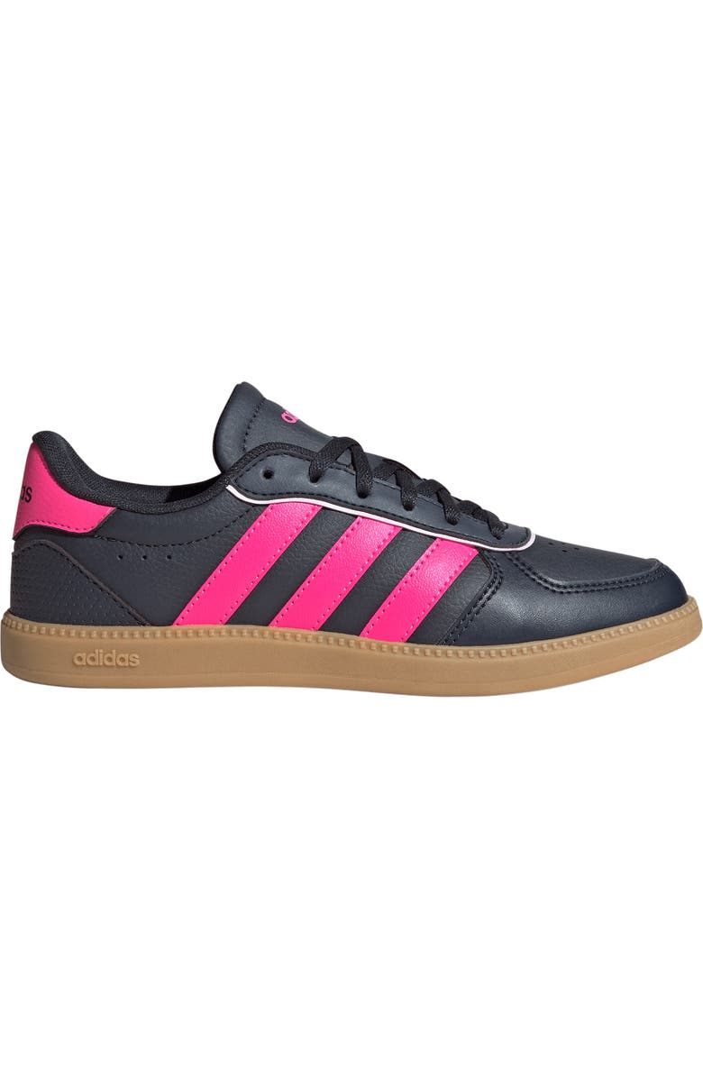 adidas Kids' Breaknet Sleek Sneaker, Alternate, color, Aurora Ink/ Lucid Pink/ Gum
