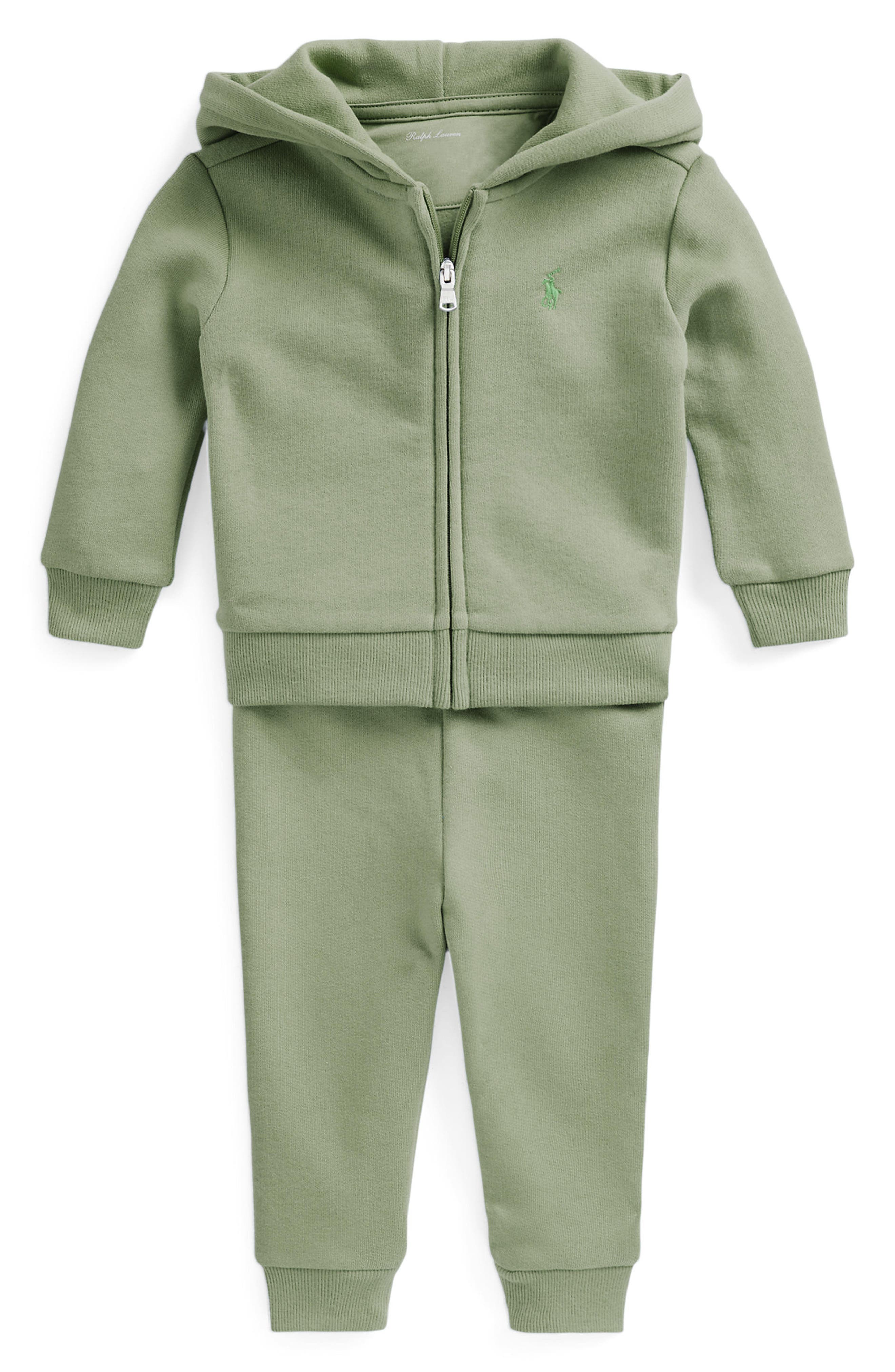 Ralph Lauren Magic Fleece Full Zip Hoodie & Pants Set | Nordstromrack