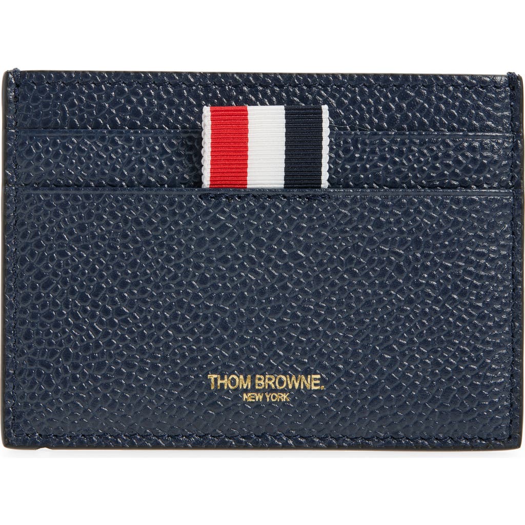 Thom Browne 4-bar Leather Card Case