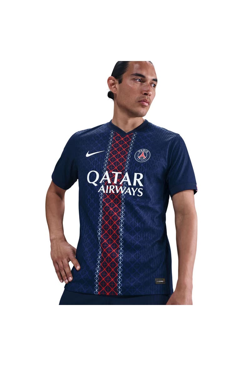 Men's Nike Navy Paris Saint-Germain 2025/26 Home Authentic Jersey