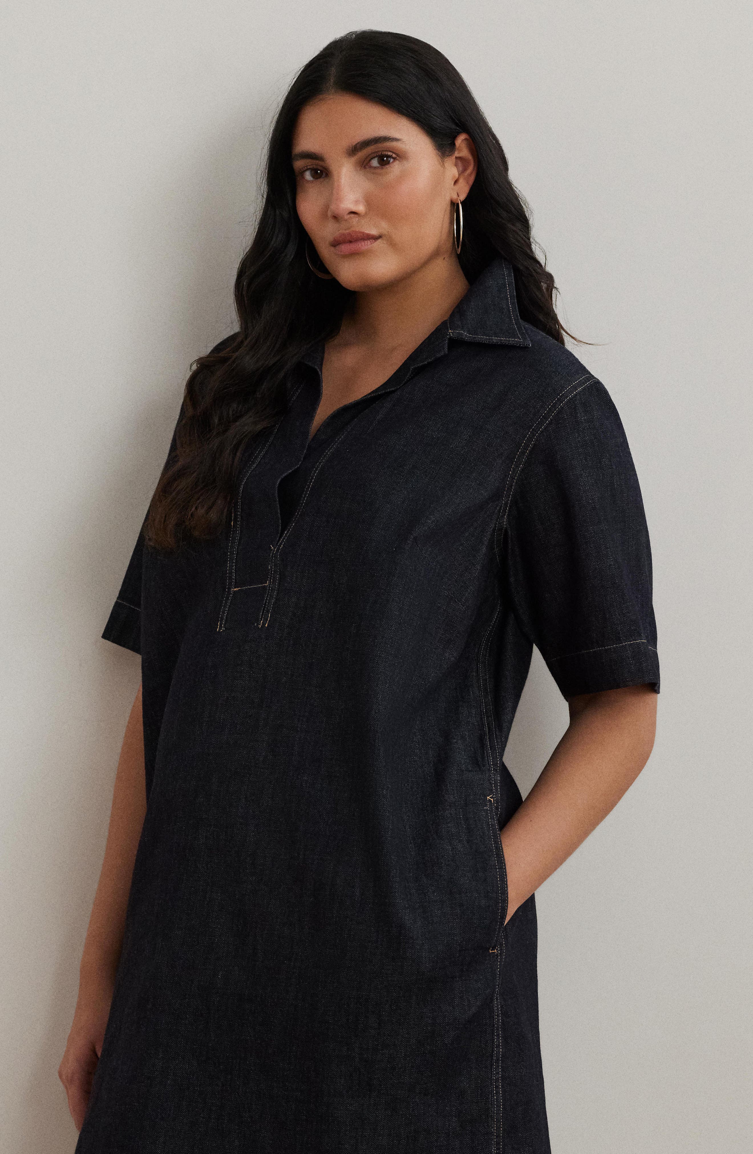 ralph lauren denim shift dress Denim Shift Dress