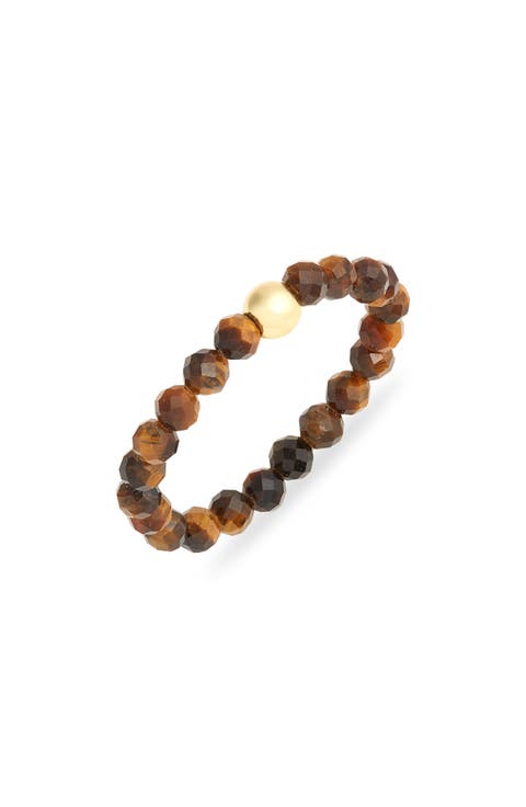 Sai Tiger's Eye Stretch Ring