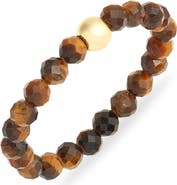 Kiara by Ki-ele Sai Tiger's Eye Stretch Ring