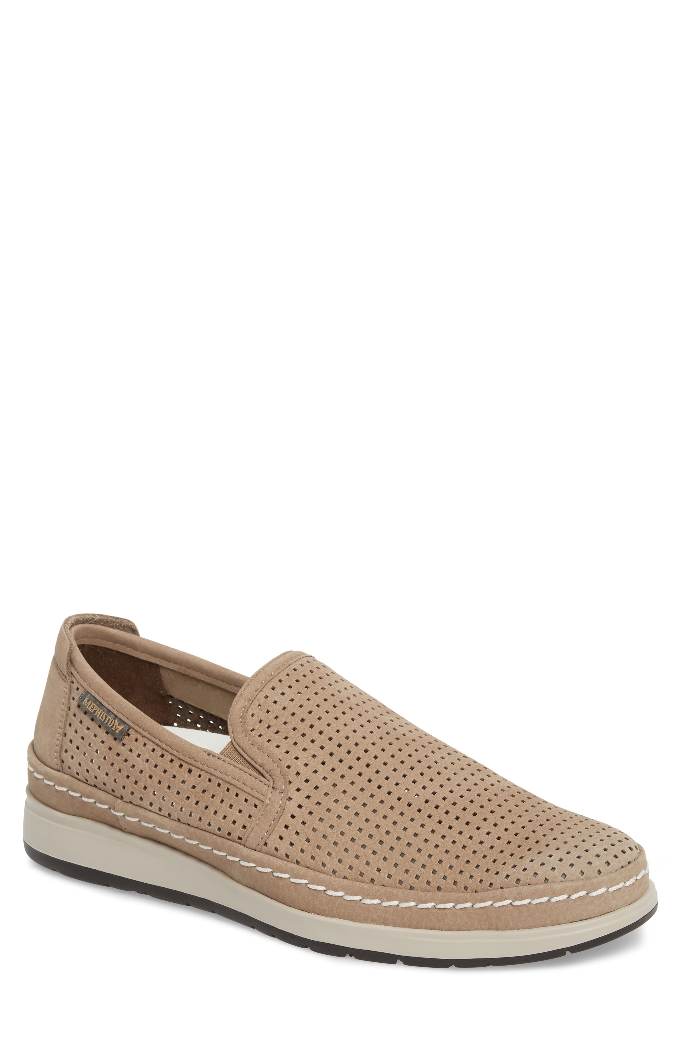 Mephisto Hadrian Perforated Slip-On, Main, color, 