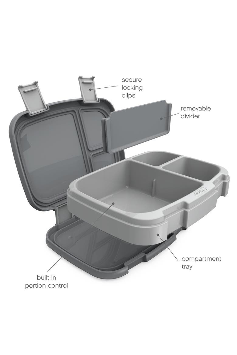 Fresh Leakproof Lunch Box - Gray, Alternate, color, GRAY