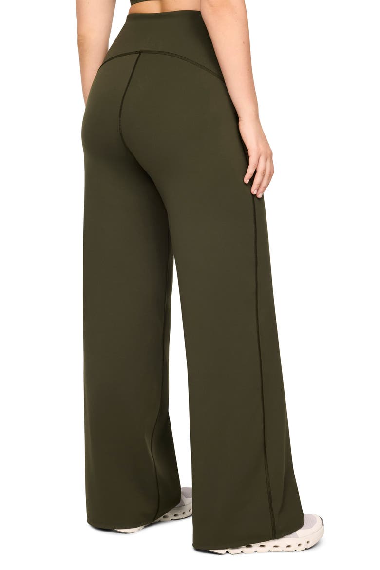 High Waist Wide Leg Performance Pants, Alternate, color, MONSTERA