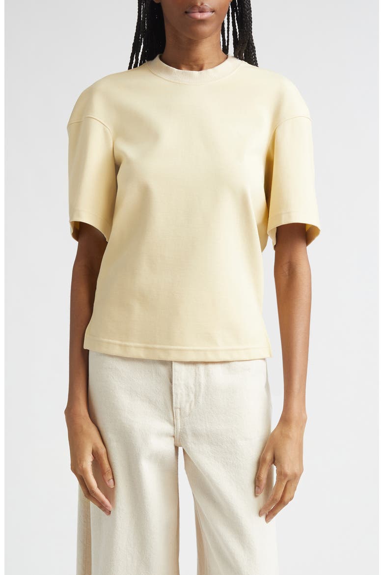 Shale Jersey T-Shirt, Main, color, BUTTER