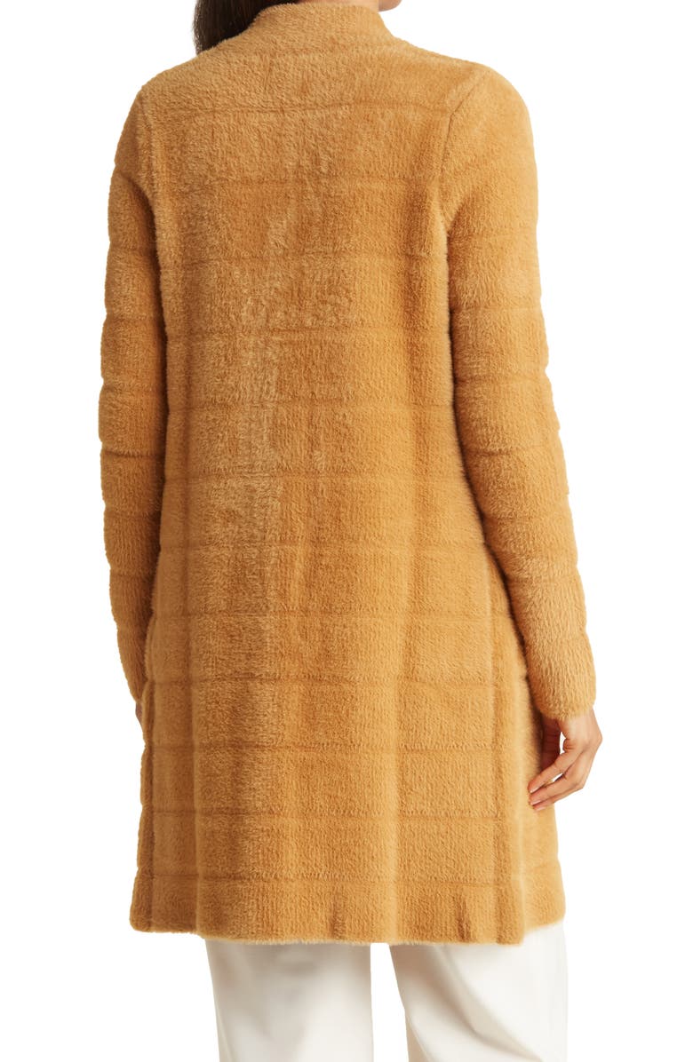 BY DESIGN Colette Quilted Faux Fur Jacket, Alternate, color, Iced Coffee