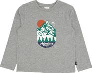 Feather 4 Arrow Kids' Adventure Long Sleeve Cotton Graphic T-Shirt