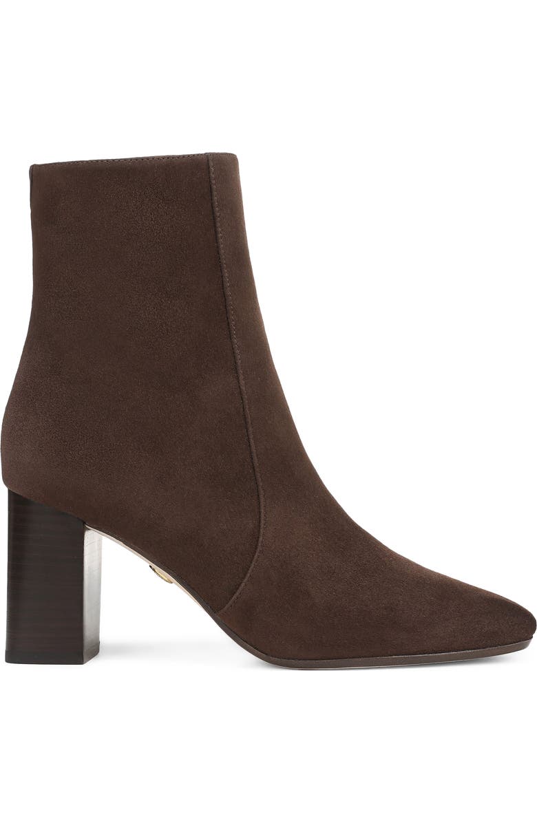 Veronica Beard Cassina Block Heel Bootie, Alternate, color, Espresso