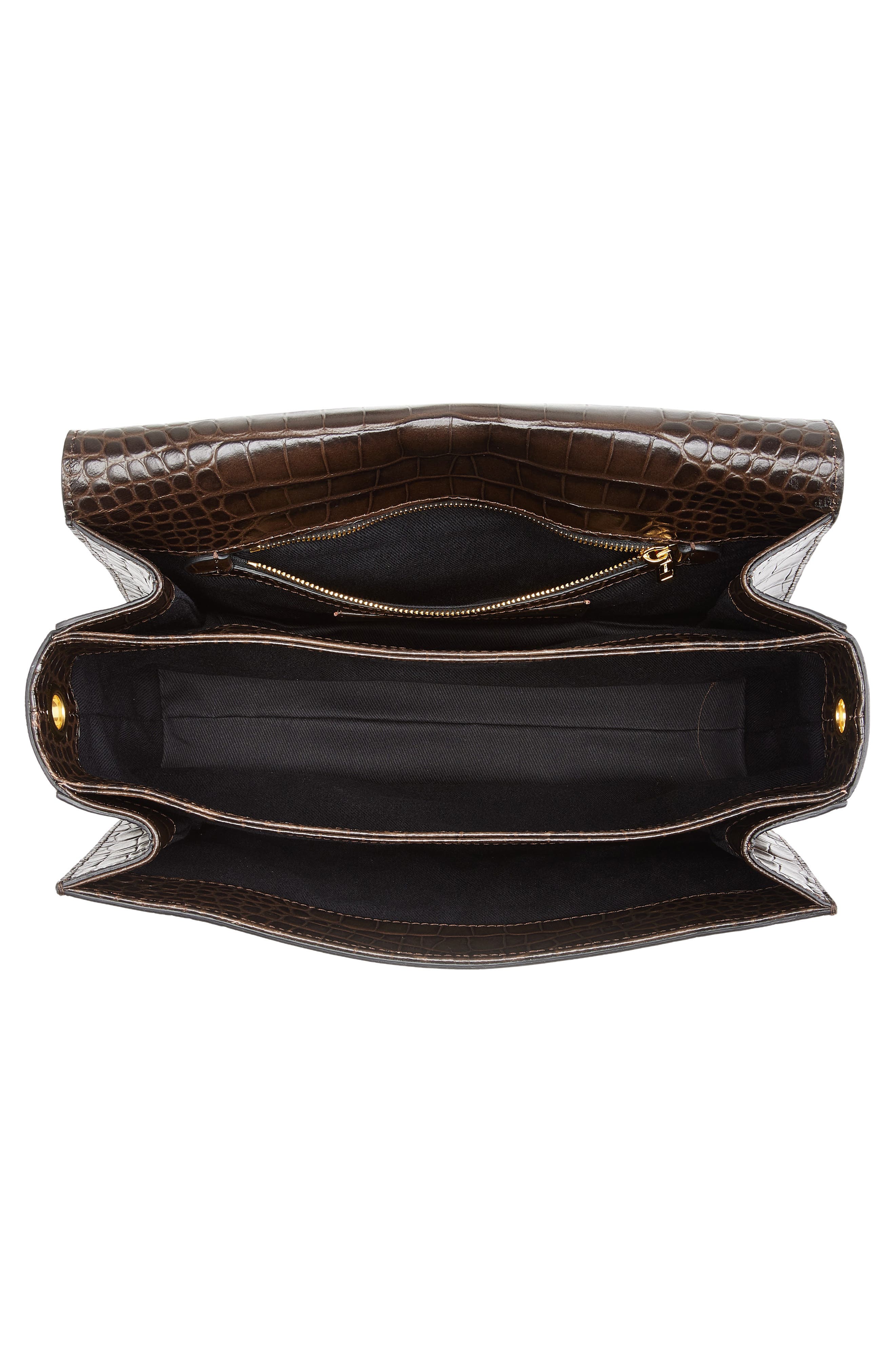 Moschino Braided Cord Leather Shoulder Bag, Alternate, color, 