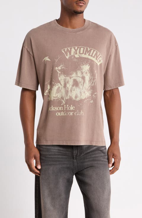 Wyoming Cotton Graphic T-Shirt