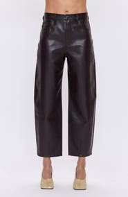 Pistola Eli Coated Ankle Barrel Leg Jeans