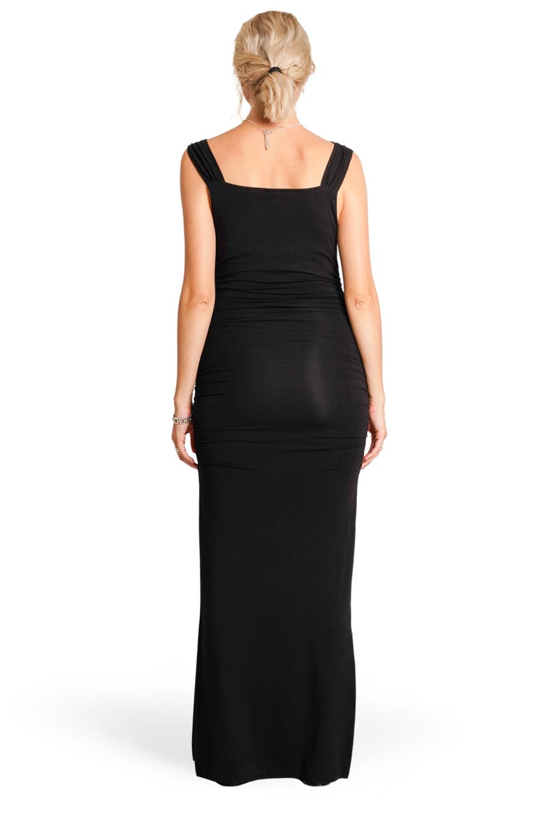 Zoey Maternity Body-Con Dress, Alternate, color, Black