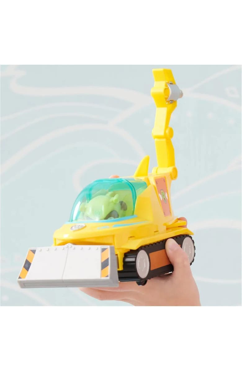 PAW PATROL Aqua Pups Rubble Transforming Hammerhead Shark Vehicle, Alternate, color, Blue
