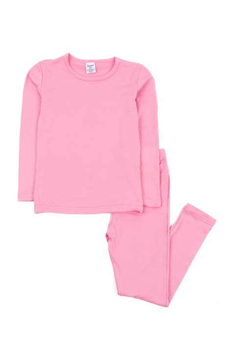 Kids Solid Thermal Pajamas (Toddler, Little Kid & Big Kid)