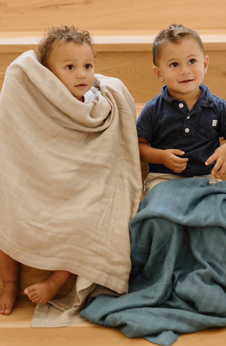 little unicorn Deluxe Muslin Baby Quilt, Alternate, color,