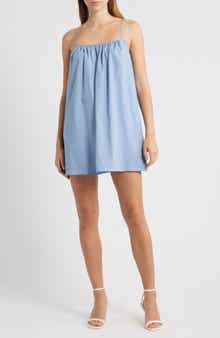 WAYF Casey Stretch Cotton Cami Dress