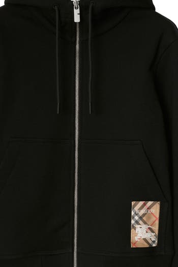 BURBERRY｜HOOD/ZIP-UP (Logo Print Cotton Hoodie (8055318 2CE9B86A-3EBE-4E2B-8F88-