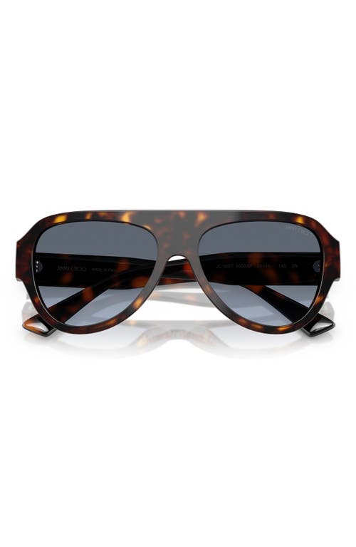 Jimmy Choo Eyewear Aviator Frame Sunglasses In Blue Gradient