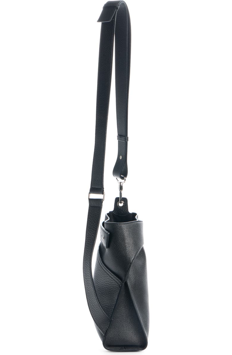 Givenchy Small Belted Leather Sling Bag, Alternate, color, Black