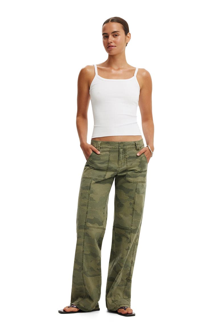 Women's Lexi Low Rise Utility Pant, Alternate, color, Nikki Camo