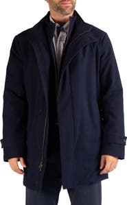 TailorByrd Lux Cashmere Touch Quilted Car Coat