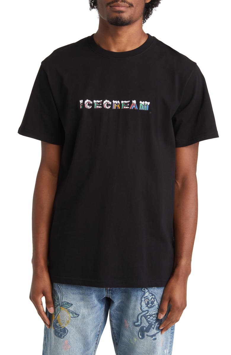 ICECREAM Snowfall Graphic T-Shirt, Main, color, 