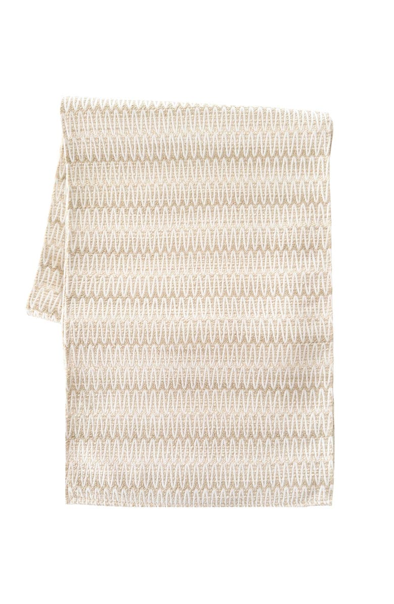 Anaya Summer Twist Indoor Outdoor Table Runner, Main, color,