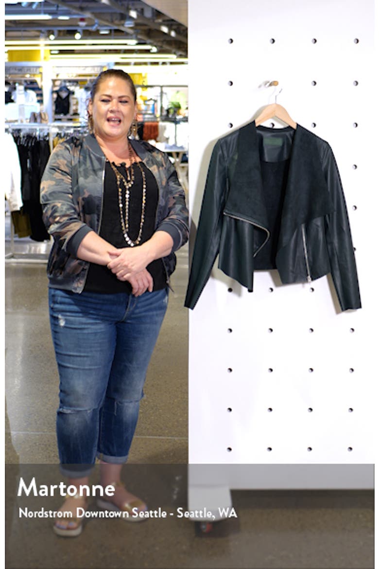 Faux Leather Moto Jacket video