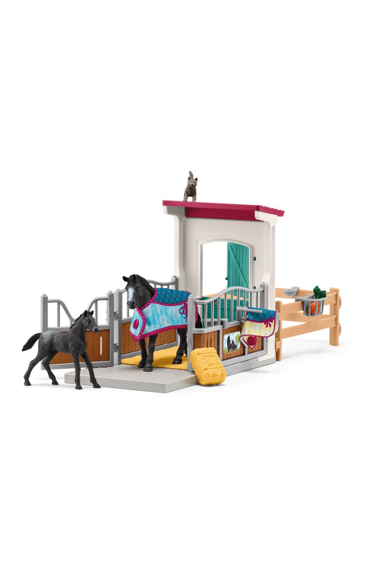 Horse Club Horse Box With Mare & Foal, 34 Piece Playset, Main, color, Multicolored