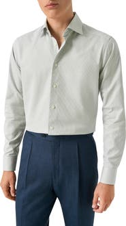 Eton Contemporary Fit Signature Twill Button-Up Shirt