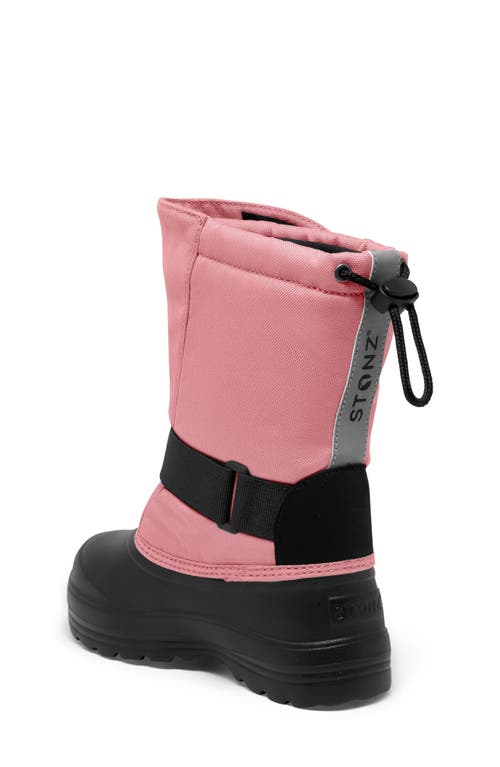 Stonz Kids' Trek Snow Boot In Dusty Rose