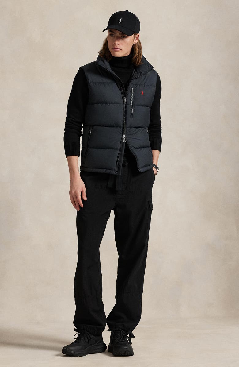Polo Ralph Lauren The Gorham Down Vest, Alternate, color, Polo Black