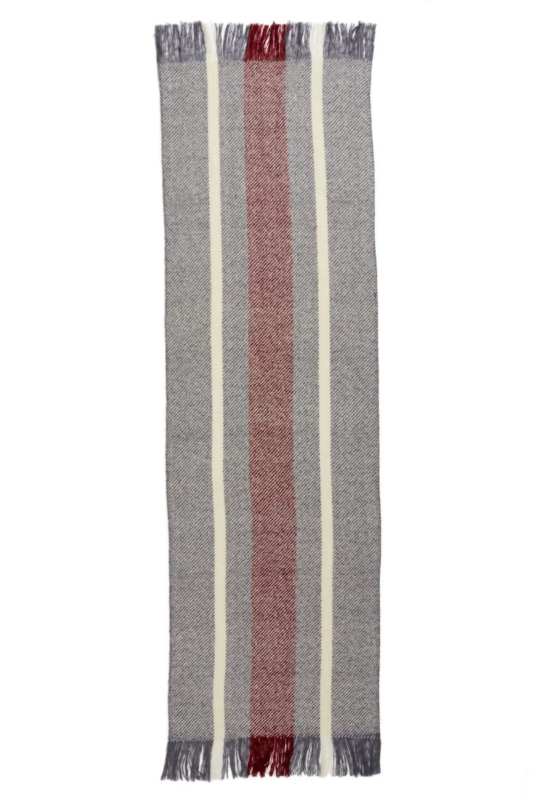Munro Scarf, Alternate, color, GREY / RED