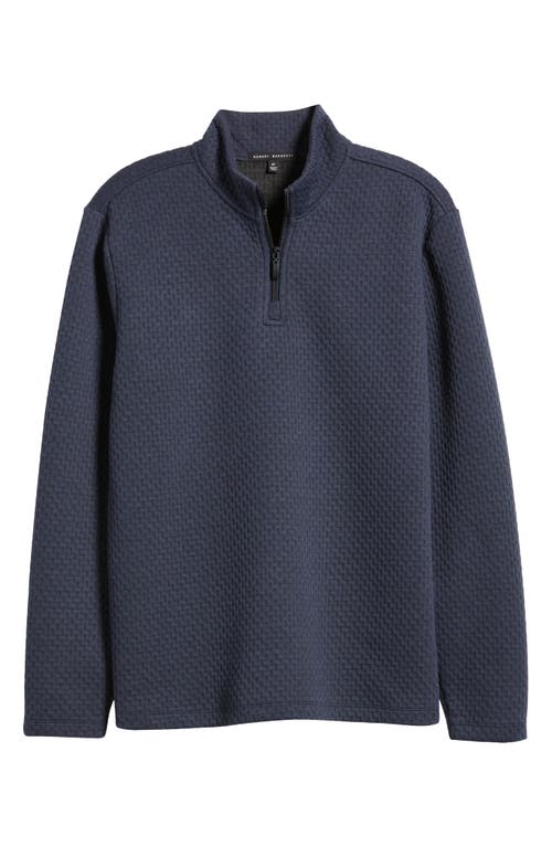 Robert Barakett Brokenhill Half Zip Pullover In Navy