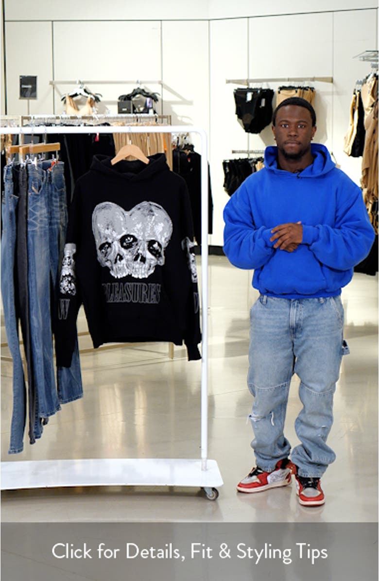 Double Skull Graphic Hoodie, sales video thumbnail