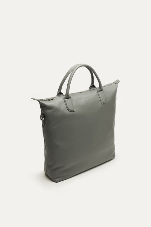 Want Les Essentiels De La Vie Want Les Essentiels O'hare Pebble-grained Leather Tote In Grey