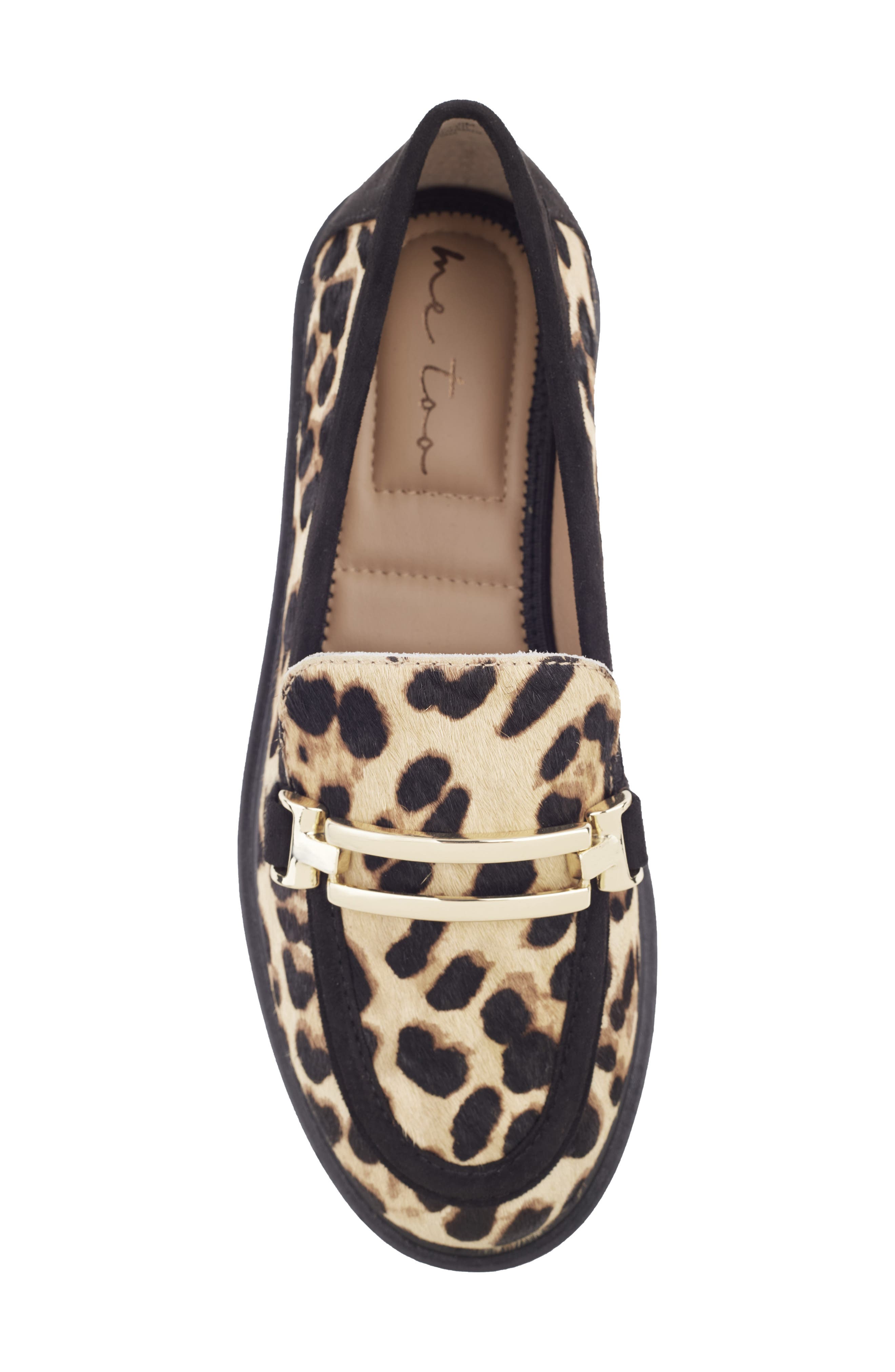 Me Too Fenix Loafer, Alternate, color, Natural Multi Leopard