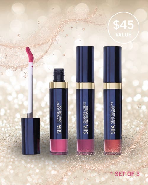 Siia Cosmetics 3-pc. Liquid Lipstidck Trio Set