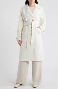 Via Spiga Stretch Gabardine Trench Coat
