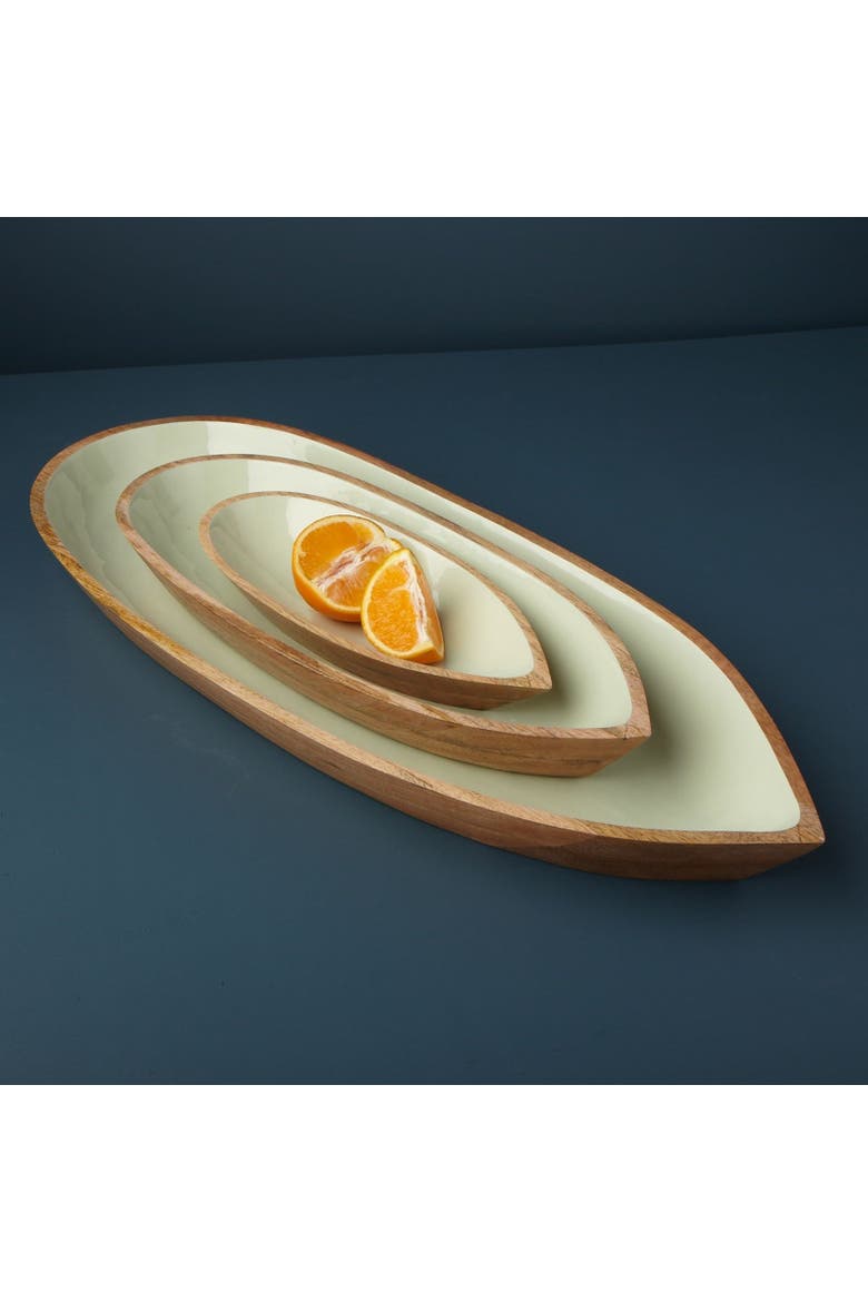 Madras Oval Bowl, Alternate, color, Sage