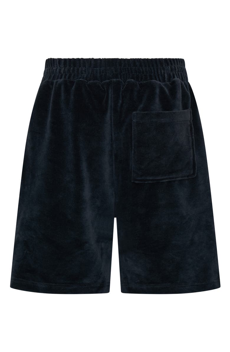 TINY TRIBE Kids' Corduroy Drawstring Shorts, Alternate, color, Black