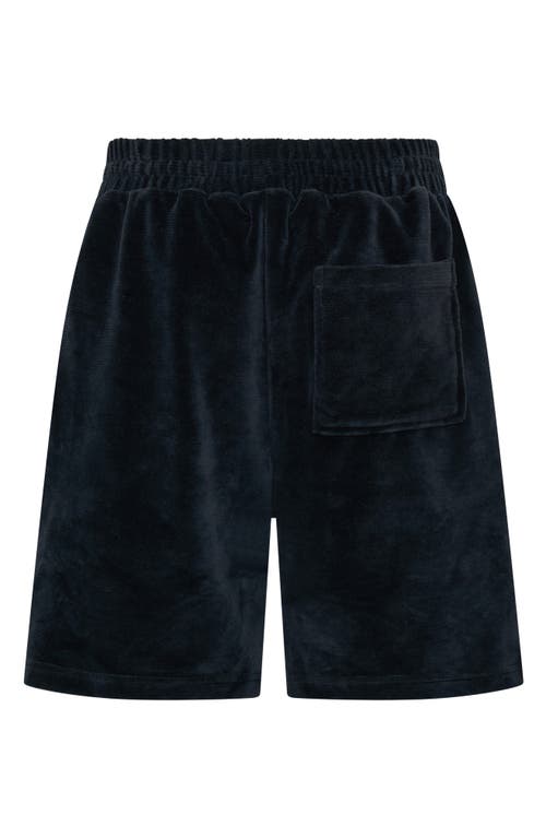 Tiny Tribe Kids' Corduroy Drawstring Shorts In Blue