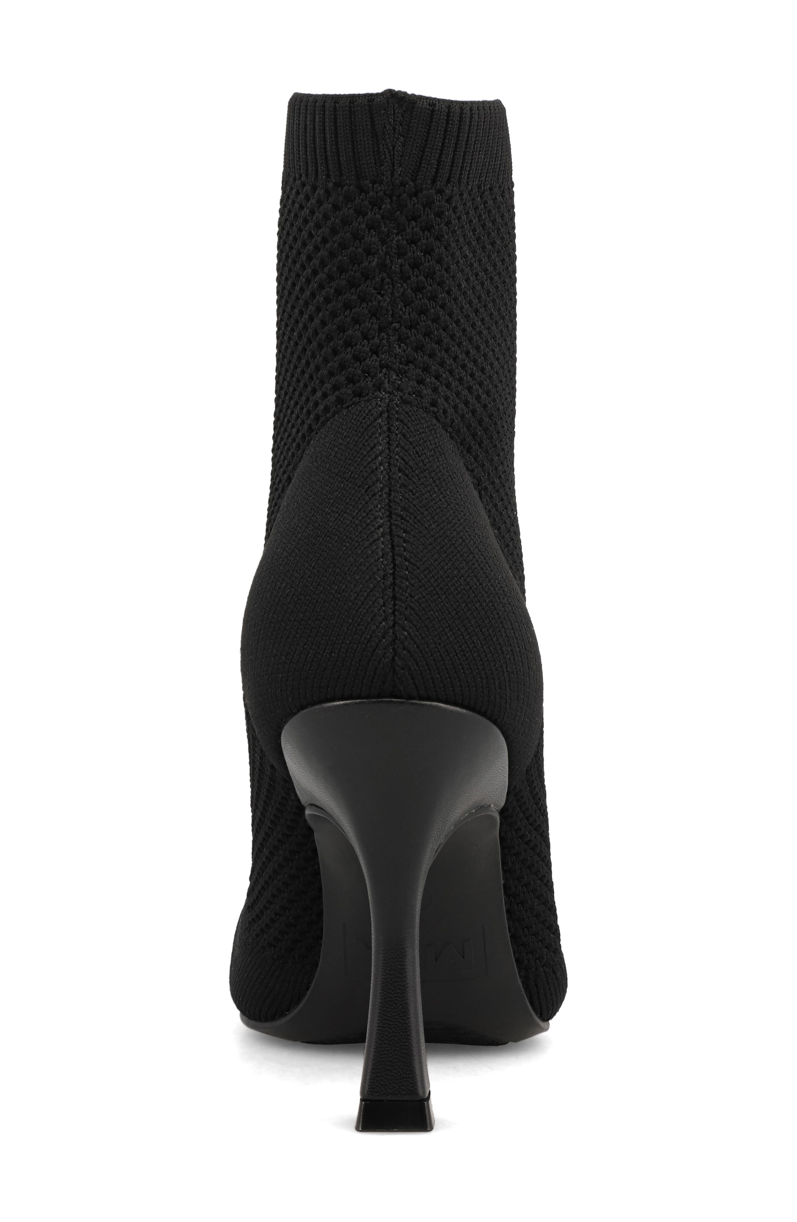 MIA Pamilla Knit Bootie, Alternate, color, Black