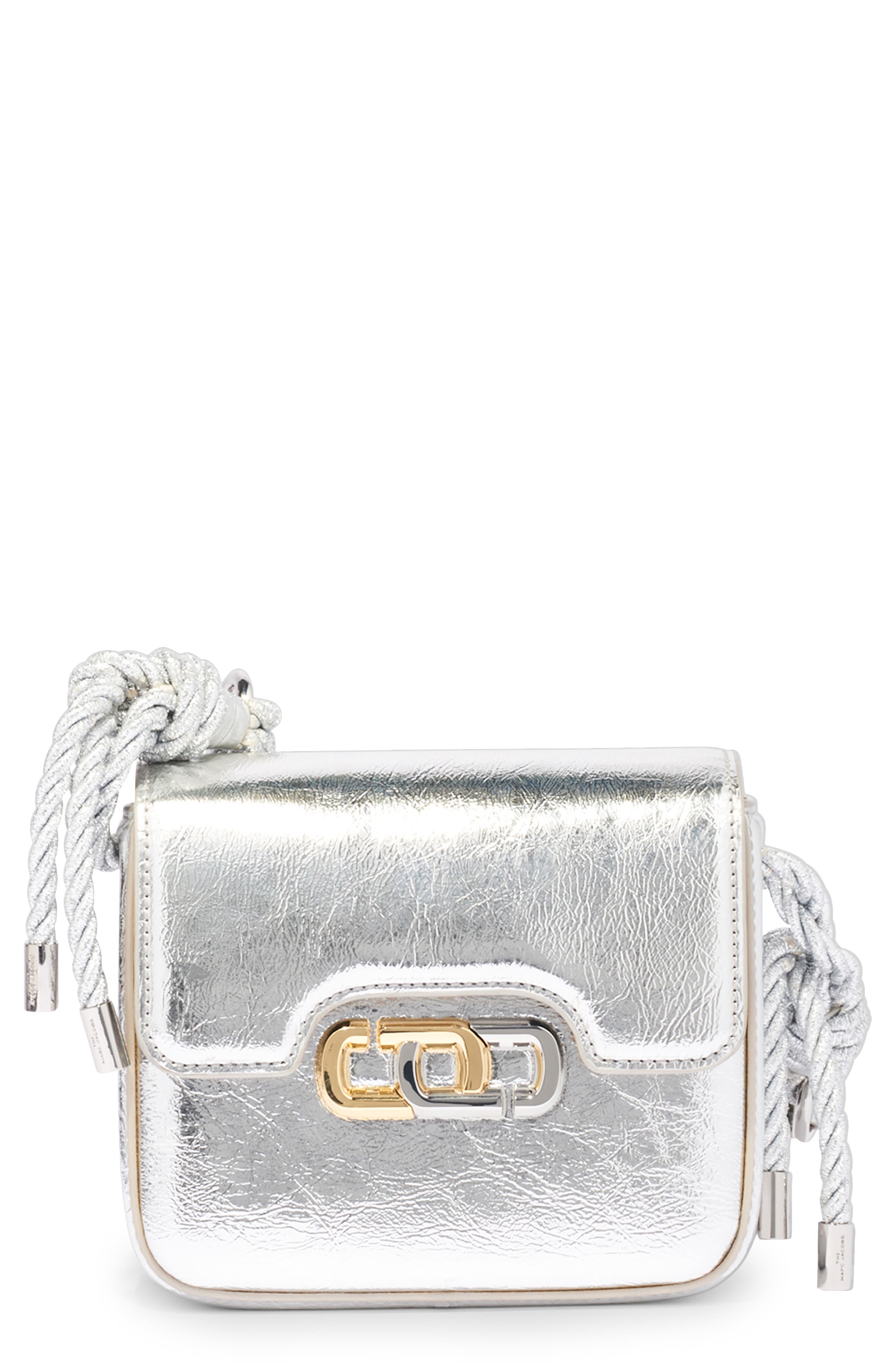 Marc Jacobs The J-Link Mini Metallic Shoulder Bag, Main, color, 