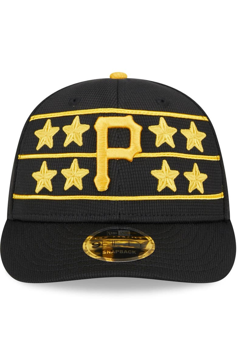New Era Men's New Era  Black Pittsburgh Pirates 2024 Batting Practice Low Profile 9FIFTY Snapback Hat, Alternate, color, 