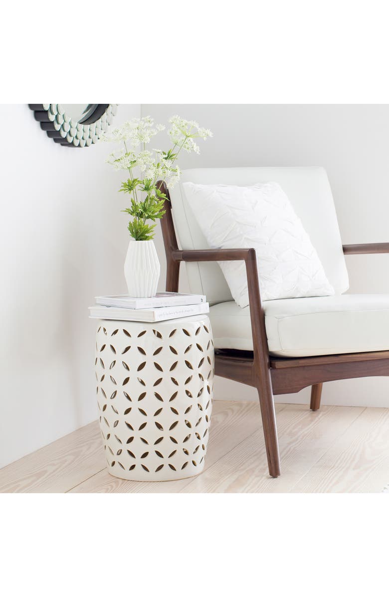 Surya Home Chantilly Garden Stool, Alternate, color, 